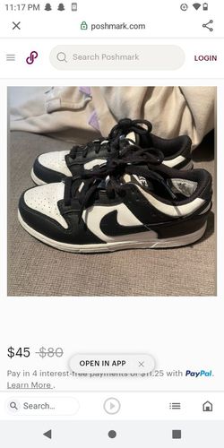 Black and white dunks