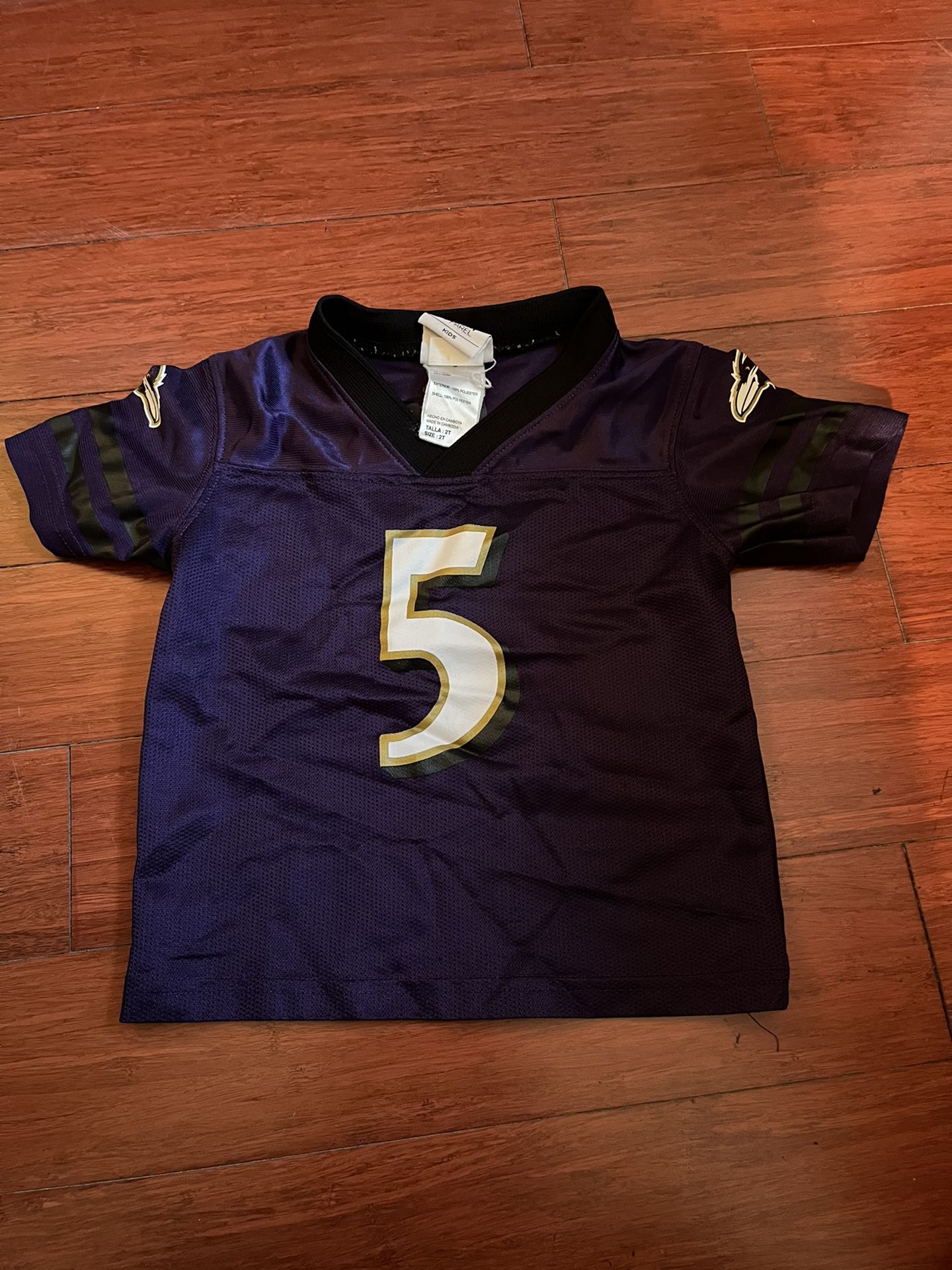 NFL Baltimore Ravens Kids Jersey #5 Flacco 2t 
