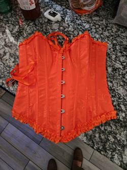 Corset,  orange size S