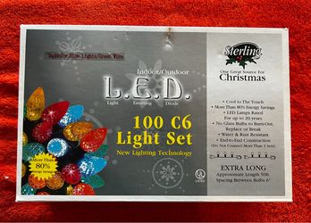 Sterling 100 C6 LED Christmas Light Set
