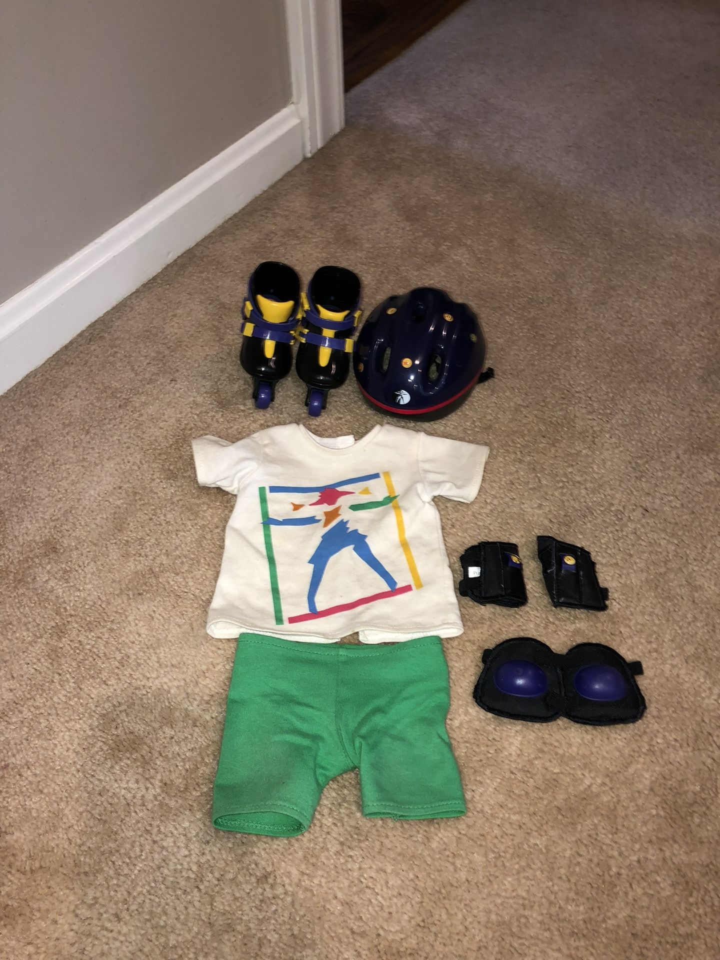 American Girl Doll Rollerblading Outfit 