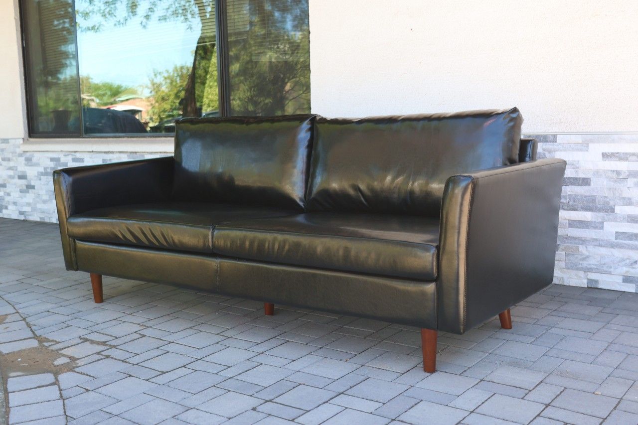 New Faux Leather Sofa