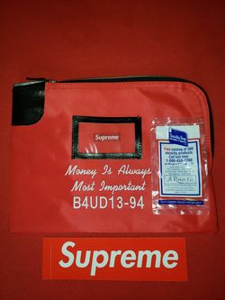 Supreme Money Bag Red