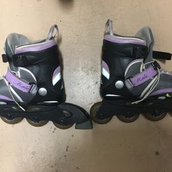 Girls Kids Roller Skates Adjustable Size 1-5