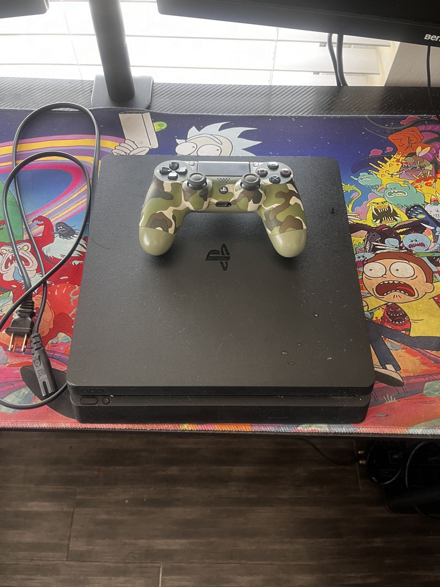 PS4 Slim with Camo Controller