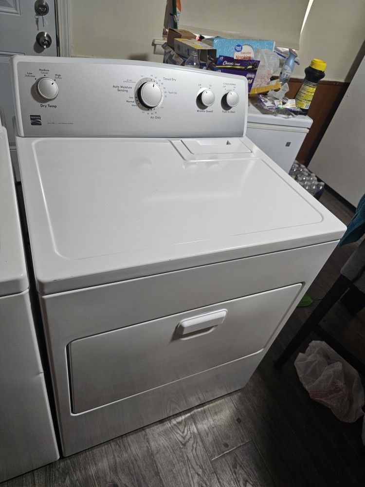 SET WASHER AND DRYER KENMORE XL CAPACITY GOOD CONDITION BOTH ELECTRIC HEAVY DUTY DELIVERY AVAILABLE WE DO REPAIRS