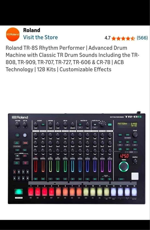  Roland TR-8S Rhythm Performer