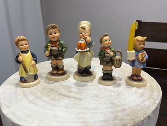 Lot of 5 Goebel MI Hummel Figurines Germany Vintage Mix 727 97 128 513/0 115