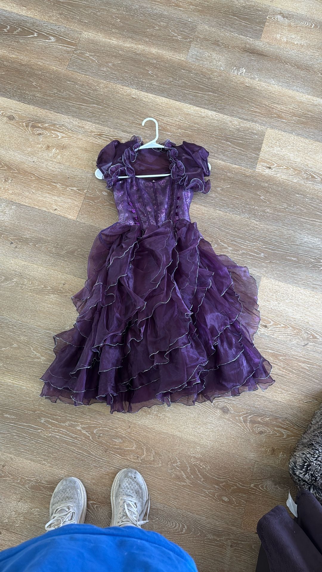 purple dress for kid