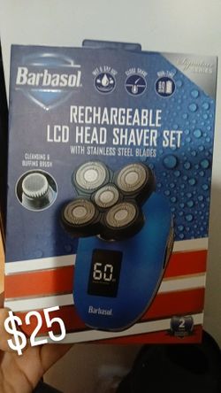 Rechargeable LCD head Shaver Set