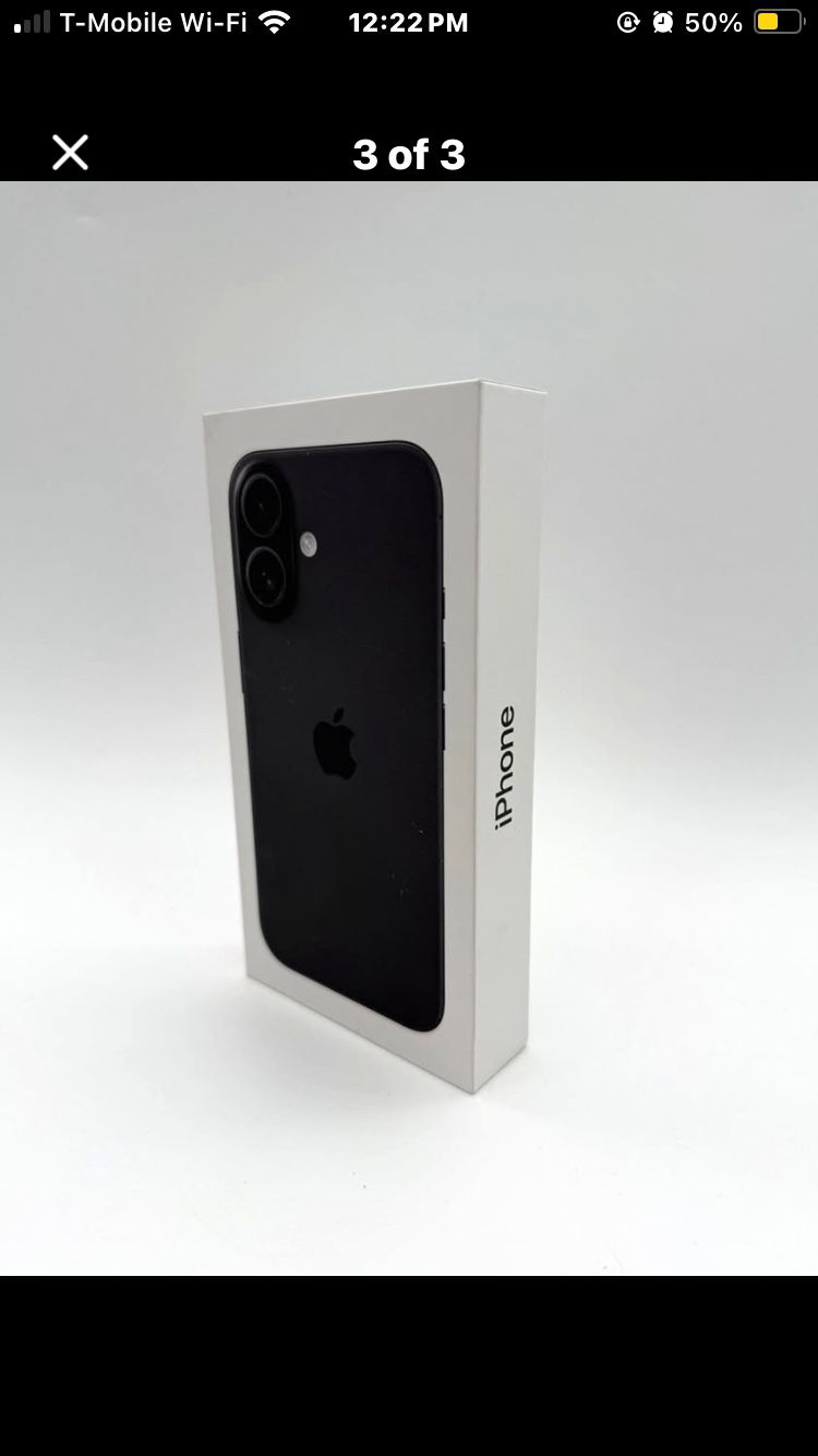 iPhone 16 128gb Locked Sealed 