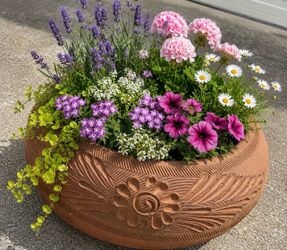 Terracotta Hose Holder Pot/ Planter