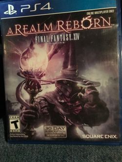 PS4 Realm reborn final fantasy $5.00