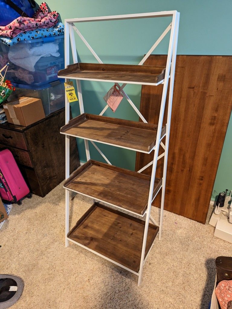Ladder Shelf - Folding - From Hobby Lobby - Basically New