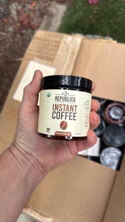 FREE - 3 cases of reg / decaf coffee and matcha