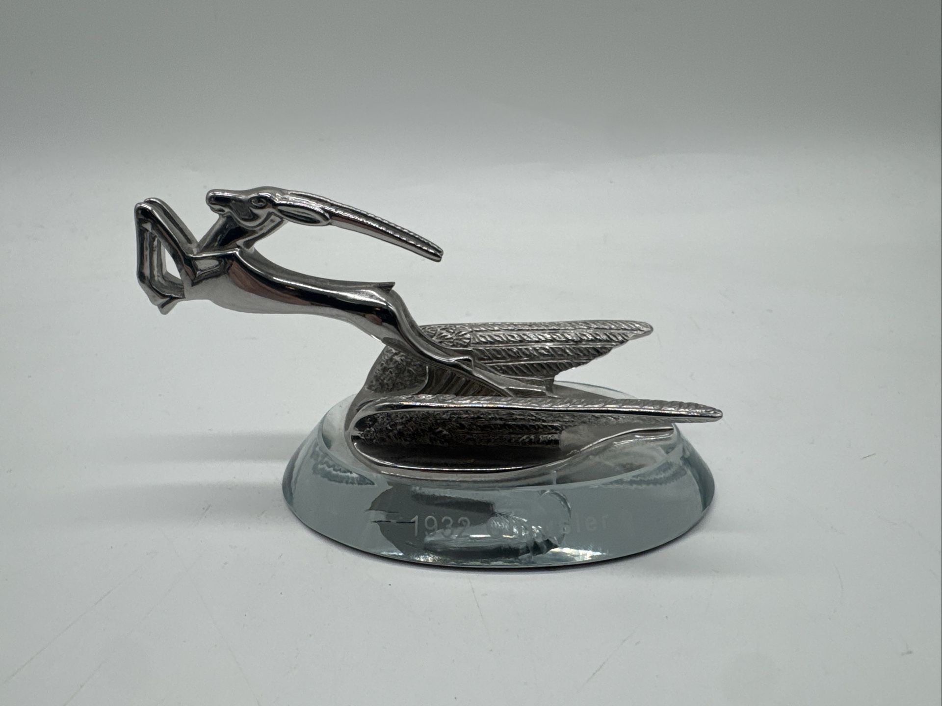1932 Chrysler Replica Hood Ornament Paperweight
