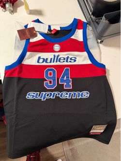 Supreme x Washington Bullets x Mitchell & Ness Jersey men’s size L $300