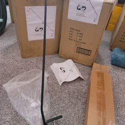 Hook Pole Wall Mounted Deck Hooks Extended Reach Deck Plant Hangers Garden Hummingbird Bird Feeder Flower Basket Hanger 