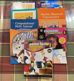 Elementary Math & Reading Workbook Lot