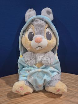 Disney's Bambi THUMPER small 13" plush in swaddle