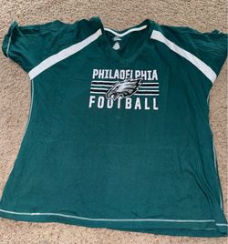 Ladies Philadelphia Eagles Short Sleeved Top, size 1X
