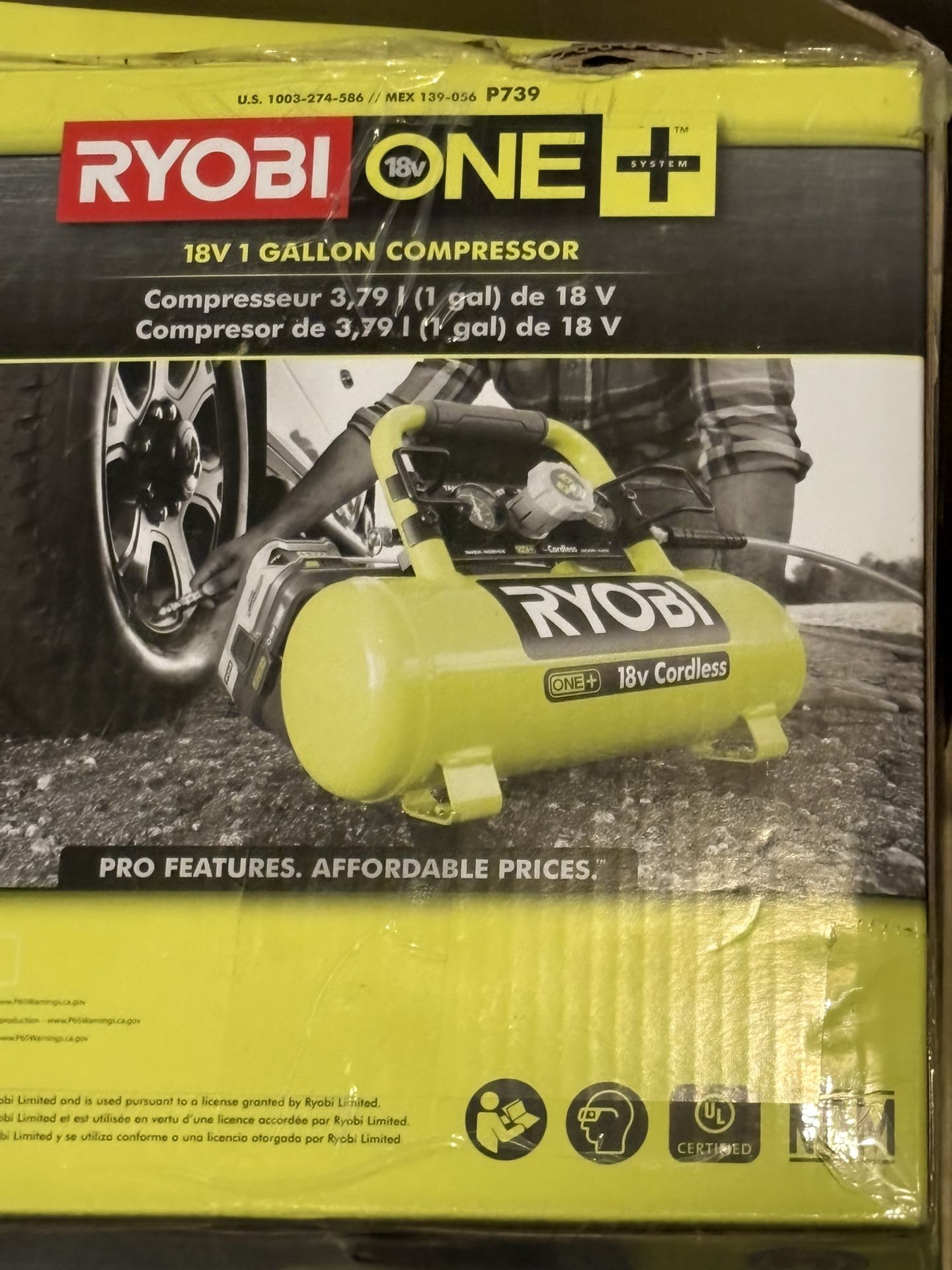 Ryobi One Gallon Compressor