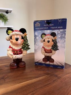 DISNEY TRADITIONS Jim Shore OLD ST. MICK Christmas Mickey Mouse 17"