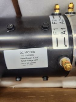 Club Car Precedent / Onward 48V DC Motor 3.3kw 10(contact info removed) (NEW)