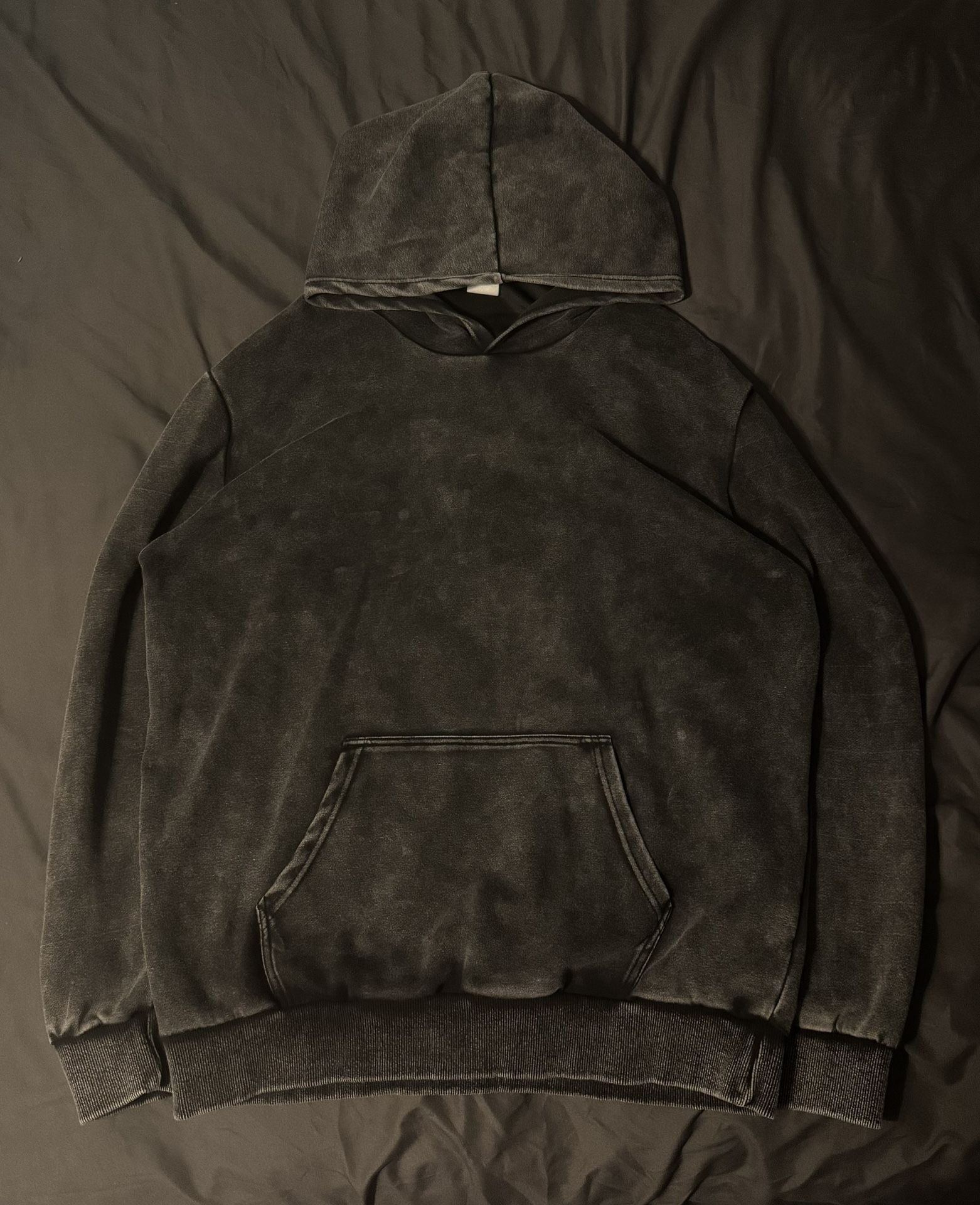Black Acid Washed Hoodie