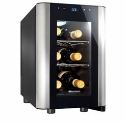 6-Bottle Countertop Wine Cooler
