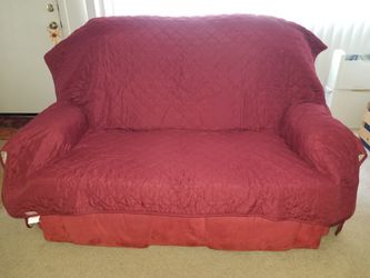 Reversible Loveseat Sofa Cover 
