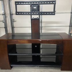 TV Stand With Side Storage 