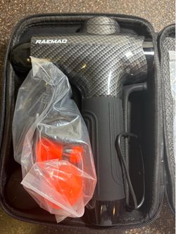 RAEMAO Deep Tissue Massage Gun w/ Case & Attachments