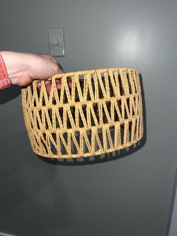 Woven Rope Pendant Light Shade