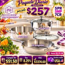Paquete Diario Princess House 