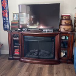 TV Stand and Electric fireplace 
