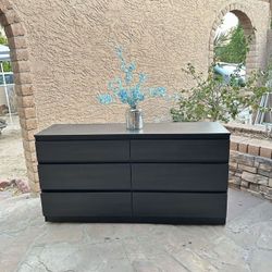 IKEA Black Dresser 