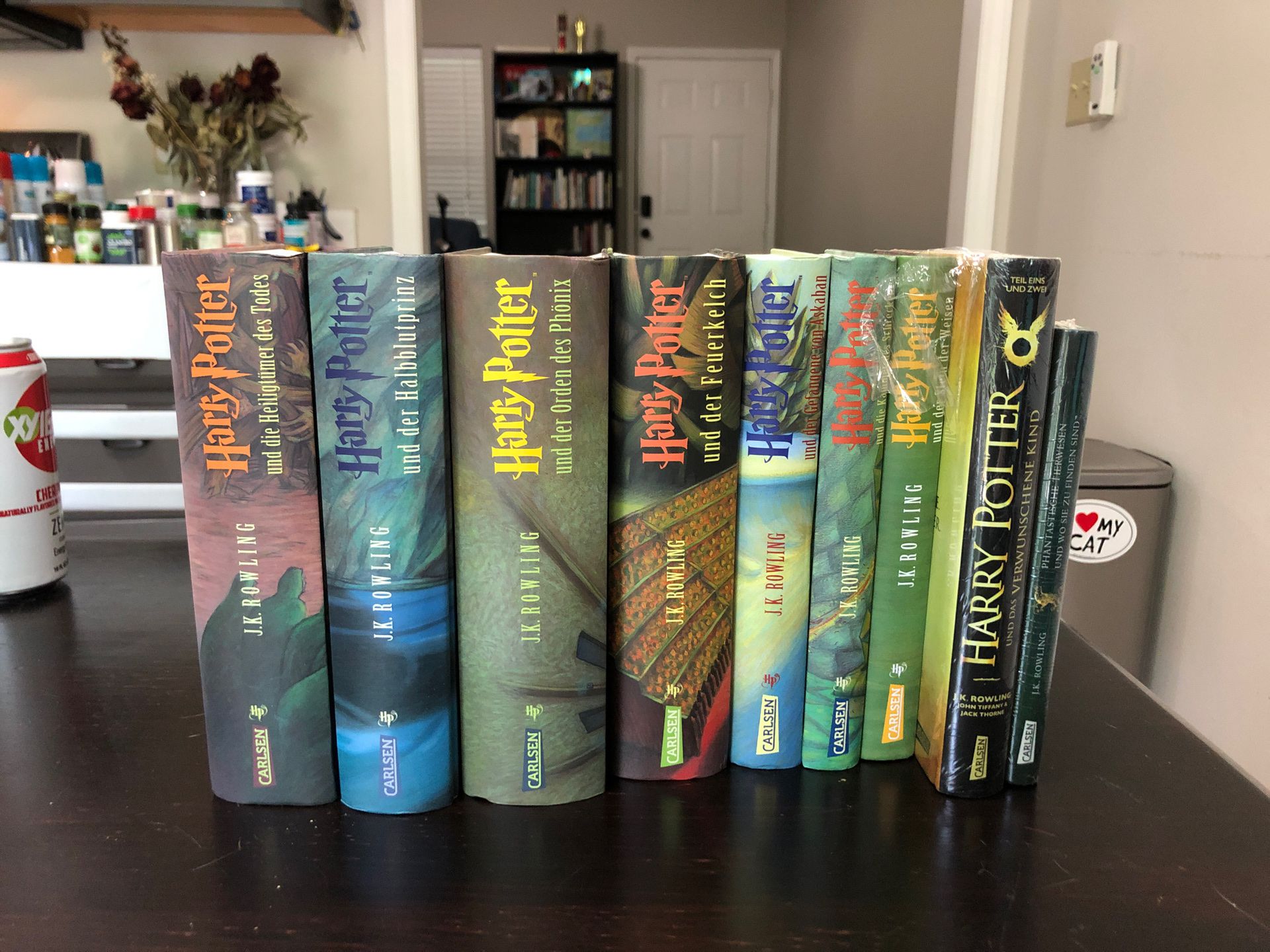 Harry Potter books in German