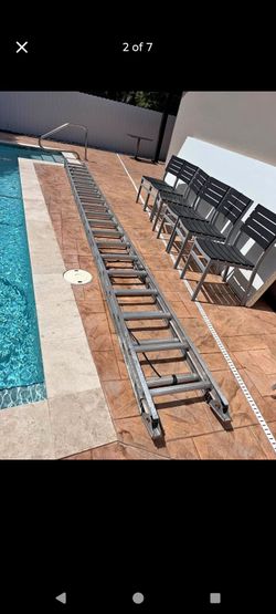 40 ft aluminum extension ladder $450