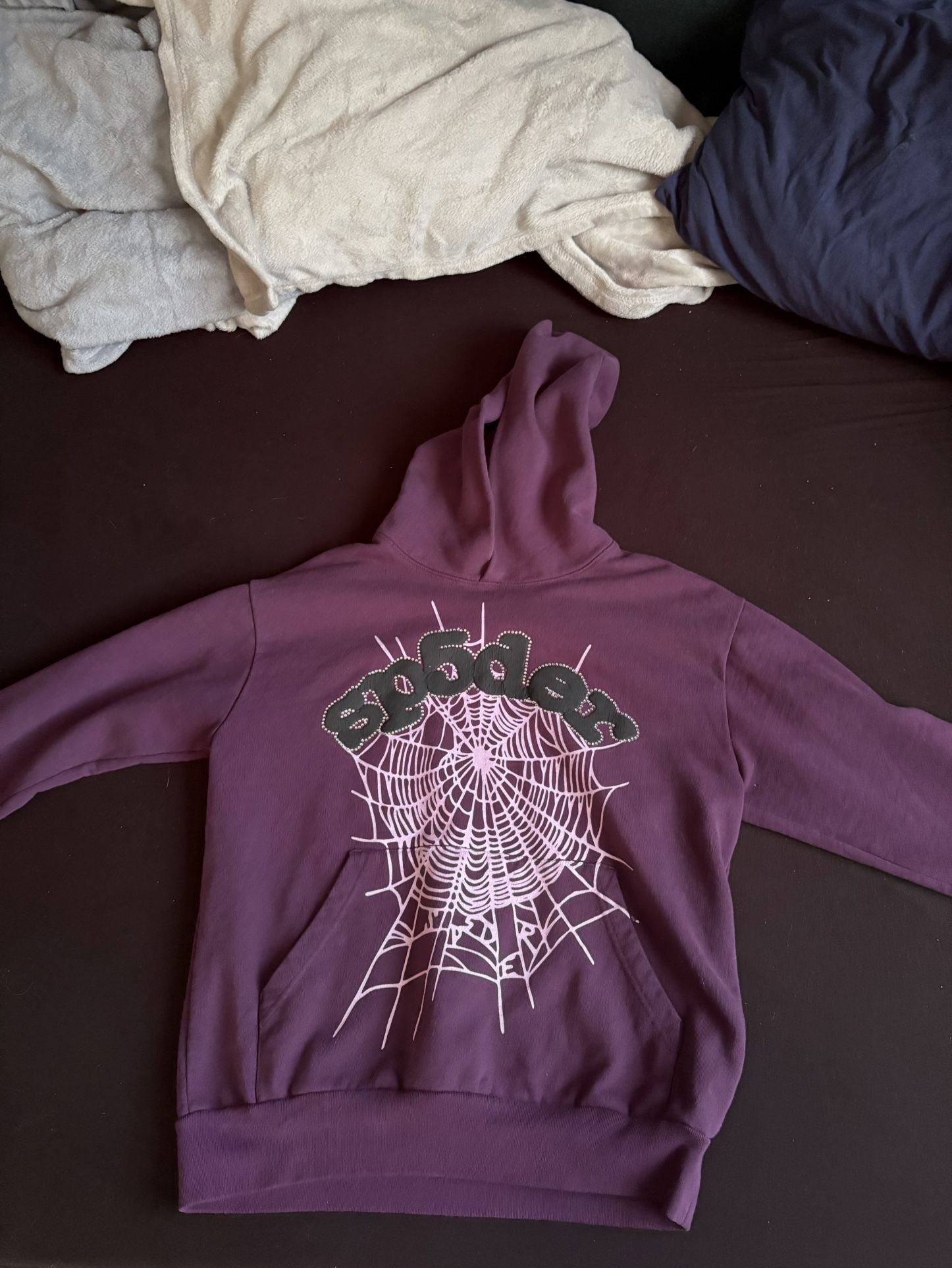 Men’s purple spider hoodie