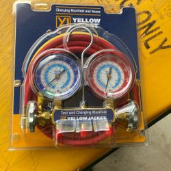 Yellow Jacket Charging Manifold and AC Hoses