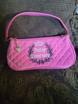 Juicy Couture Pink Quilted Shoulder Purse – Y2K Style
