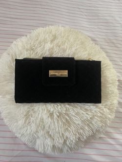 Velvet black wallet