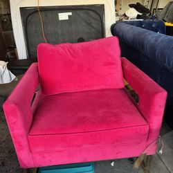 Pink Single Seat Couch