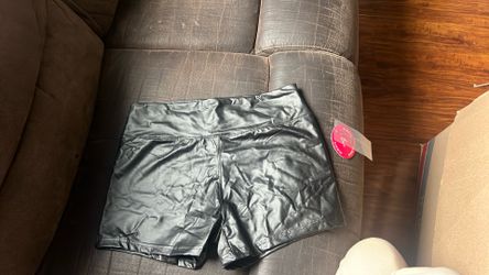 Dressy Leather Shorts 