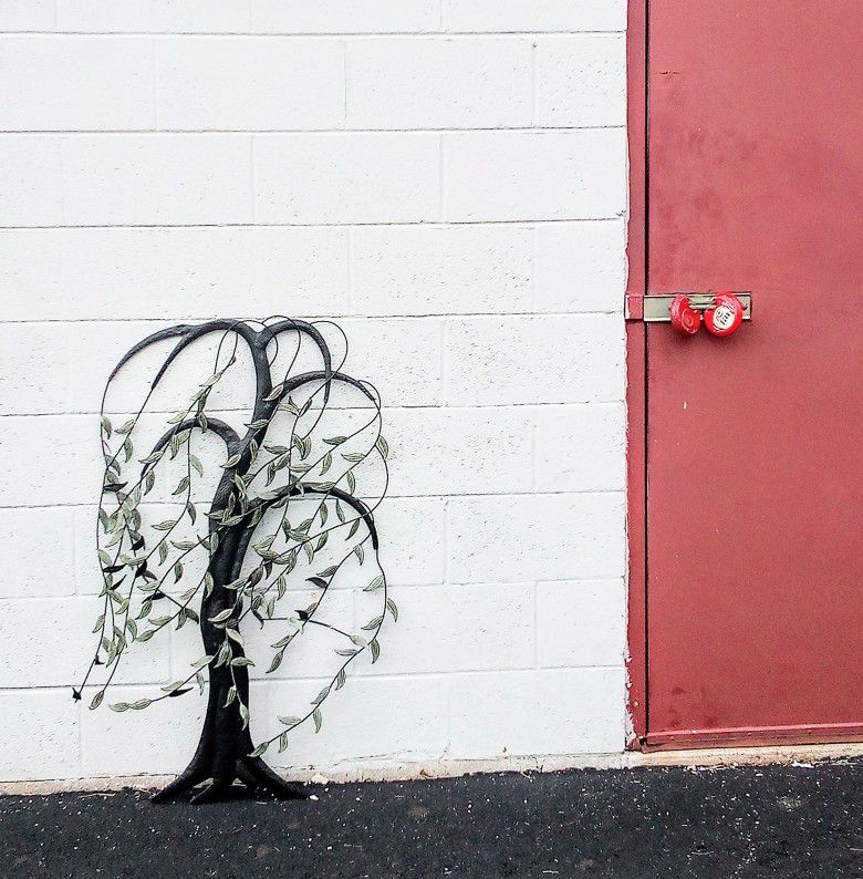 Willow Breeze Tree Metal Art