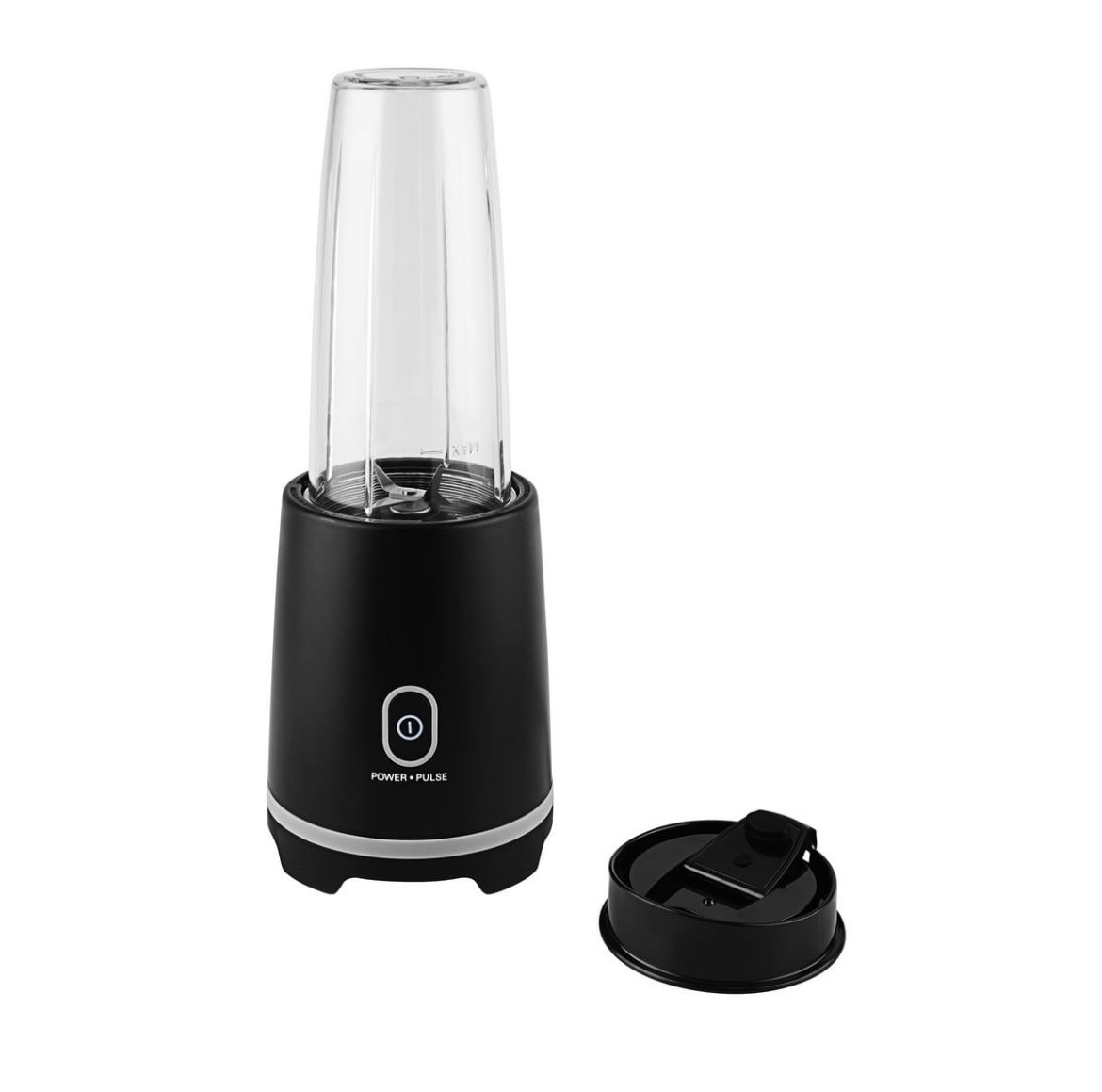 Mainstays Black Single-Serve Blender with 1 Travel Lid, 16 oz, New