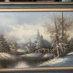 Painting By R. Scott $550