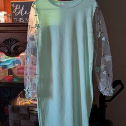 Girls Floral Dress Size 7