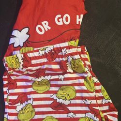 Dr. Seuss The Grinch 2-Piece PJ Set Men’s Large